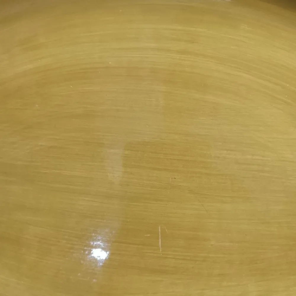 Vintage Gibson Green Hand Painted Oval Serving Tray 14 X 10.5